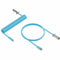 Kabel USB A naar USB-C Newskill NS-AC-COILC-B Blauw