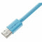 Kabel USB A naar USB-C Newskill NS-AC-COILC-B Blauw