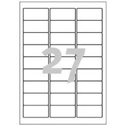 Labels Avery L4737REV-25 Wit Papier