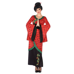 Kostuums voor Volwassenen Rood (1 pc) Chinese Maat XS/S