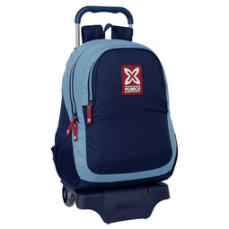 Schoolrugzak met Wielen Munich Royal Blauw 32 x 44 x 16 cm