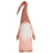Decoratieve figuren Kabouter Wit Roze Polyester Hout Zand 20 x 100 x 25 cm (8 Stuks)