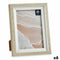 Fotolijsten 16,5 x 21,5 x 2 cm Kristal Beige Wit Plastic (6 Stuks)