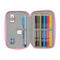 Dubbele etui Gabby's Dollhouse Party Roze 12.5 x 19.5 x 4 cm 28 Onderdelen