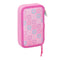Dubbele etui Gabby's Dollhouse Party Roze 12.5 x 19.5 x 4 cm 28 Onderdelen