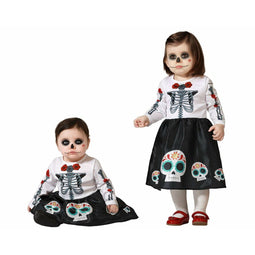 Kostuums voor Baby's Skelet Mexicaanse Maat 24 maanden