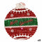 Kerstversiering Hanger Kerstbal Klatergoud LED Licht Wit Rood Polypropyleen PET 40 x 5,5 x 40 cm...