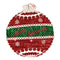 Kerstversiering Hanger Kerstbal Klatergoud LED Licht Wit Rood Polypropyleen PET 40 x 5,5 x 40 cm...