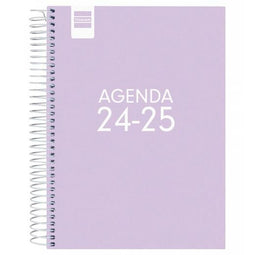 Agenda Finocam Cool Multicolour Lila 2024-2025 (1 Stuks)