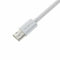 Kabel USB A naar USB-C Newskill NS-AC-COILC-W Wit