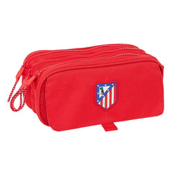 Pennenetui met 3 vakken Atlético Madrid Rood 21,5 x 10 x 8 cm