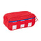Pennenetui met 3 vakken Atlético Madrid Rood 21,5 x 10 x 8 cm