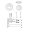 Kinderen servies set Miffy Niebla (5 Onderdelen)