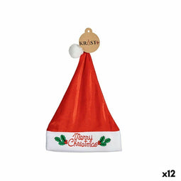 Kertsmuts Merry Christmas Maretak Rood (12 Stuks)