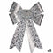 Lasso Kerstversiering Afgedrukt Zilverkleurig PVC 16 x 24 x 4 cm (12 Stuks)