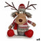 Decoratieve figuren Herten Wit Bruin Rood Grijs 17 x 30 x 27 cm (4 Stuks)
