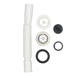 Washbasin Siphon Fontastock gearticuleerd Wit 1-1/2" x 40