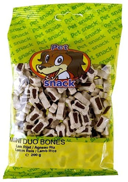 PETSNACK BOTJES DUO LAM / RIJST 14X200 GR
