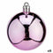 Set kerstballen Roze Plastic 6 x 7 x 6 cm (12 Stuks)