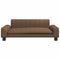 Kinderbank 90x53x30 cm stof bruin