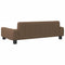 Kinderbank 90x53x30 cm stof bruin