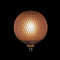 Anna's Collection - Led Bulb Grid Pattern Matt Gold 200X280Mm 5W-2200K / E27 Fit