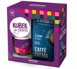 TCHIBO EDUSCHO CREMA STERKE koffiebonen 1000G + mok