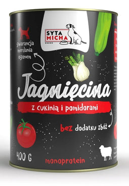 SYTA MICHA Lamb with tomatoes and zucchini - nat hondenvoer - 400g