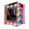 ATX Semi-toren doos Talius CRONOS Roze