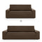 Sofa hoes set Eysa ULISES Bruin 2 Onderdelen