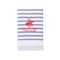 Badhanddoek Beverly Hills Polo Club Blauw Wit 100% katoen 80 x 165 cm