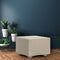 Hoes voor poef Eysa ROC Wit 100 x 65 x 100 cm