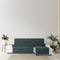 Hoes voor chaise longue met korte armleuning rechts Eysa TURIN Antracietgrijs 100 x 110 x 350 cm
