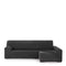Hoes voor chaise longue met lange armleuning rechts Eysa THOR Donker grijs 170 x 110 x 310 cm