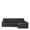 Hoes voor chaise longue met lange armleuning rechts Eysa THOR Donker grijs 170 x 110 x 310 cm