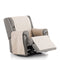 Hoes voor stoel Eysa LEVANTE Beige 100 x 110 x 55 cm