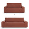 Sofa hoes set Eysa ULISES Bruin 2 Onderdelen
