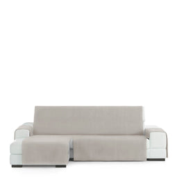 Hoes voor chaise longue met korte armleuning links Eysa LEVANTE Beige 100 x 110 x 240 cm