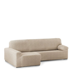 Hoes voor chaise longue met korte armleuning links Eysa ROC Beige 180 x 120 x 360 cm