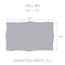 Bankhoes Eysa AQUA Mosterd 130 x 180 cm