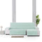 Hoes voor chaise longue met korte armleuning rechts Eysa LEVANTE Munt 100 x 110 x 290 cm