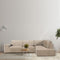 Hoes voor chaise longue met lange armleuning rechts Eysa ROC Beige 110 x 120 x 500 cm