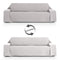 Bankhoes Eysa SILVER Lichtgrijs 130 x 180 cm