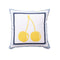 Kussen Benetton Geel Wit Kersen 40 x 40 cm Vierkant