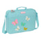 Schooltas Moos Butterflies Licht Blauw 38 x 28 x 6 cm