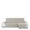 Hoes voor chaise longue met korte armleuning rechts Eysa LEVANTE Beige 100 x 110 x 240 cm