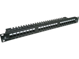 Alantec PK001 UTP cat.6 patchpaneel, 24 LSA-poorten met 1U 19" plankje