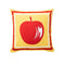 Kussen Benetton Geel Rood Appel 40 x 40 cm Vierkant