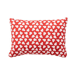 Kussen Benetton Wit Rood Peer 35 x 50 cm