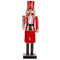 Decoratieve figuren Notenkraker Zwart Rood Plastic 13 x 60 x 14,5 cm (4 Stuks)